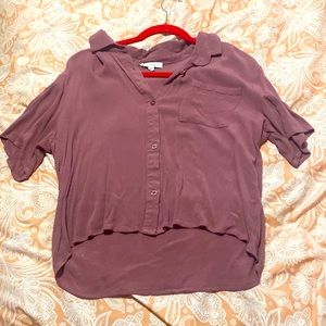 Casual burgundy shirt - pacsun